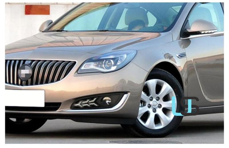 for Buick Regal 2014-2016 Tri-Color Reverse Daytime Running Lamp Brake Turn Signal Front Bumper Fog Light
