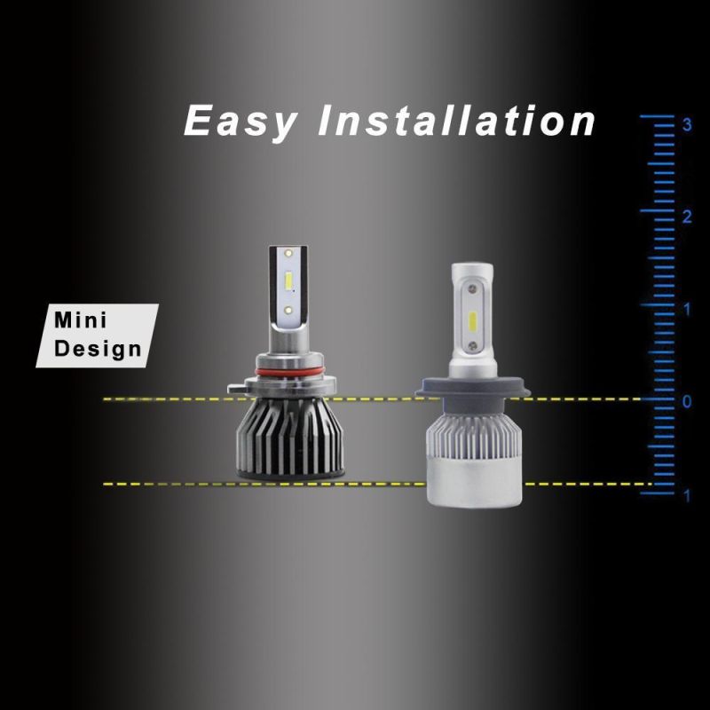 Economic 1860 Chips Mini Design F6 LED Headlight