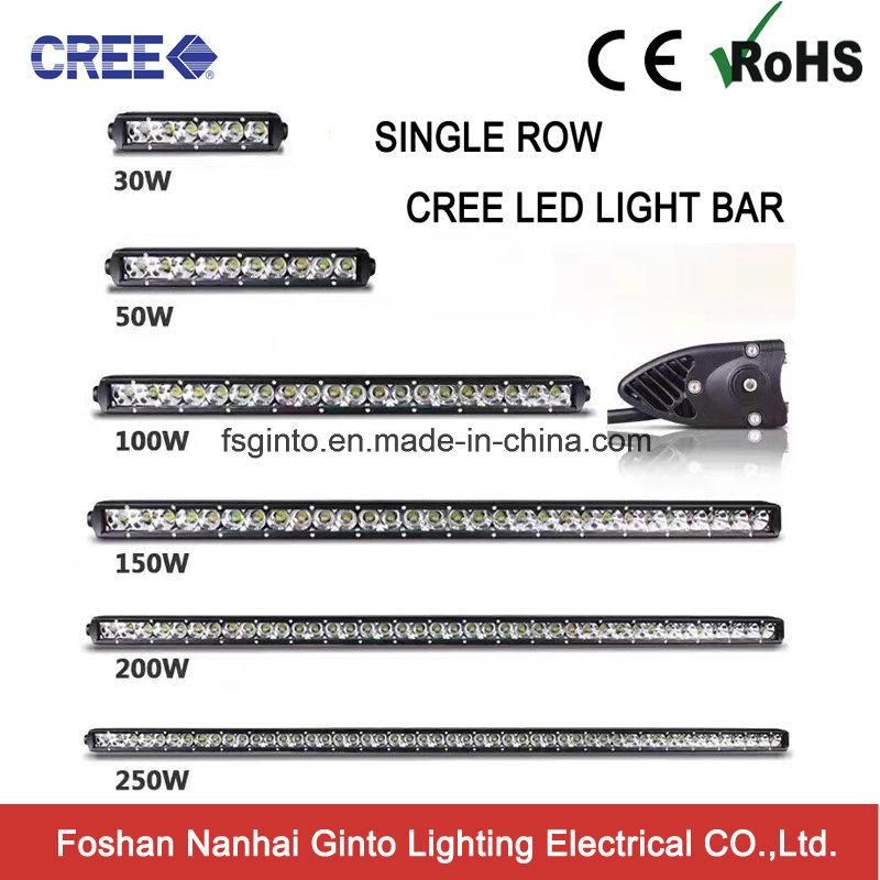 12/24 Volt 150W 31.5inch Single Row CREE LED Light Bar for Offroad 4X4 Truck Car (GT3510-150W)