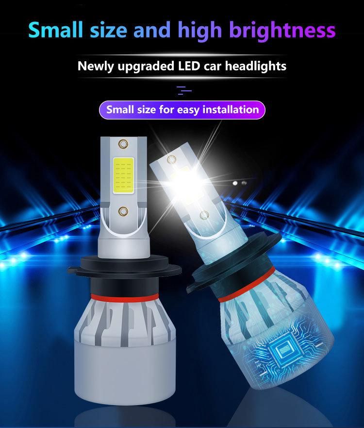 Wholesale Cheap L1 C6 Auto H1 H3 H11 H13 9007 9005 9006 Hb3 Hb4 5202 H4 H7 LED Headlight LED Car Light Lamp 72W 16000lm