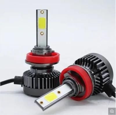 Factory Direct Gt3a H1 H4 H6 H7 H8 H11 9005 9006 6000K Powerful Car LED Headlight