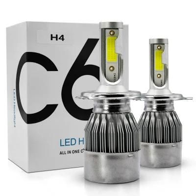 Canbus 9005 Hb3 LED Headlight Bulb H1 H3 H4 H7 H8 H9 H11 Hb4 9006 Hir2 9012 Fog Light 12-24V High Low Beam 6000K COB Headlamp
