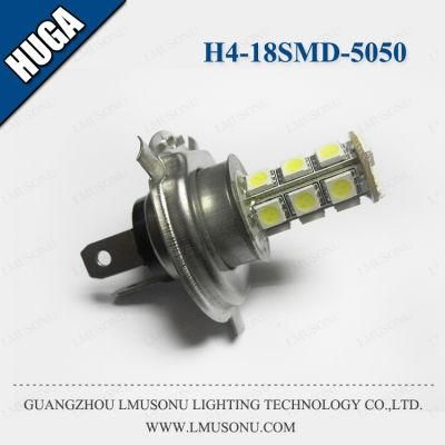 H4 18SMD 5050 LED Fog Lamp Bulb for Car