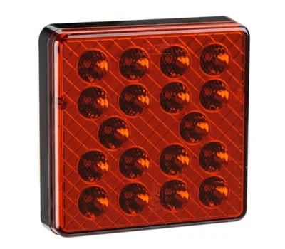 12V E4 Square Commercial Auto Lights Boat Trailer LED Tail Lights