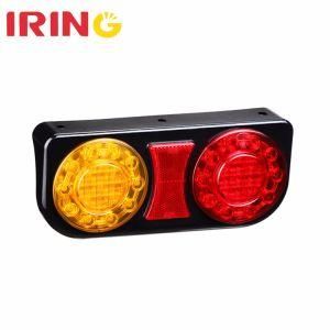 LED Indicator/Stop/Tail/Reflector Rear Combination Lights for Truck Trailer with E4