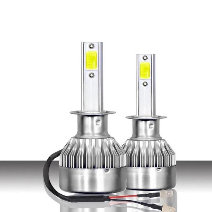 2 PCS C6 Max Mini H1 H7 H8 9005 Car Headlight 72W 8000lm 6000K Cool White for Car Fog Lamp Lights 12V IP68 LED Headlights