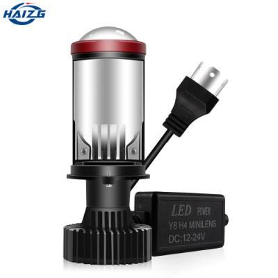 Haizg Newest Model 40W 6000K 5600lm Fisheye Lens Spotlight Y8 H4 LED Headlight