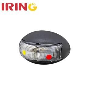 Waterproof LED Amber Red Emergency Side Marker Turn Signal Light for Truck Trailer