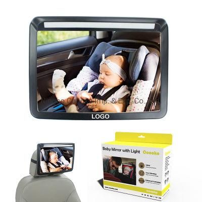 Best Price High Quality Safety Baby Car Mirror with LED Light