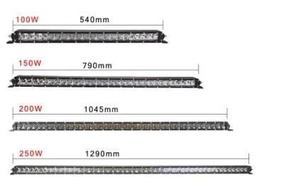 Spot Flood Combo 150W LED Light Bar for 4WD Jeep Offroad SUV