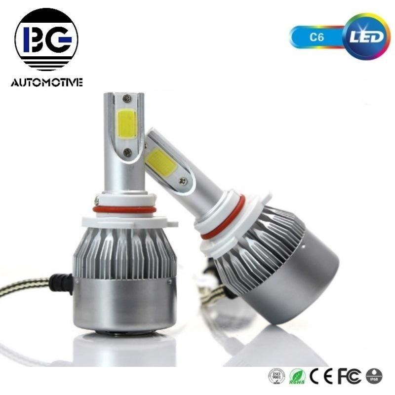 Factory Price H4 Headlight H7 H8 H11 H13 9005 9006 Car LED Bulb H7 Headlight C6 LED Headlight