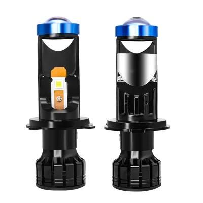 Mini H7 Bi LED Projector Lens H4 LED High Low Beam Lamps 12000lm Hb3 9005 Hb4 9006 H11 H8 Car Headlight Bulbs Auto Lights