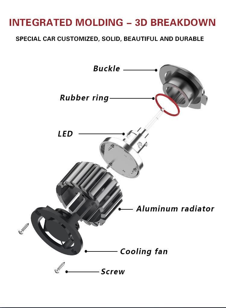 LED Automobile Headlight 6500K Y16 H4 H7 LED 9012 9005 H1 H11 LED Light bulb Headlamp