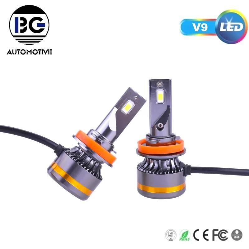 Fan Cooling Universal LED Headlights 60W Auto Lighting LED Auto Lamp H11 Car LED Headlamp