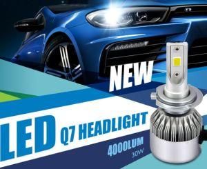 Cnlight High Power 40W 4000lm LED Auto Lamp Q7 Series Auto LED Headlight H1 H3 H7 H4 9005 9006 Car LED Headlight Bulbs