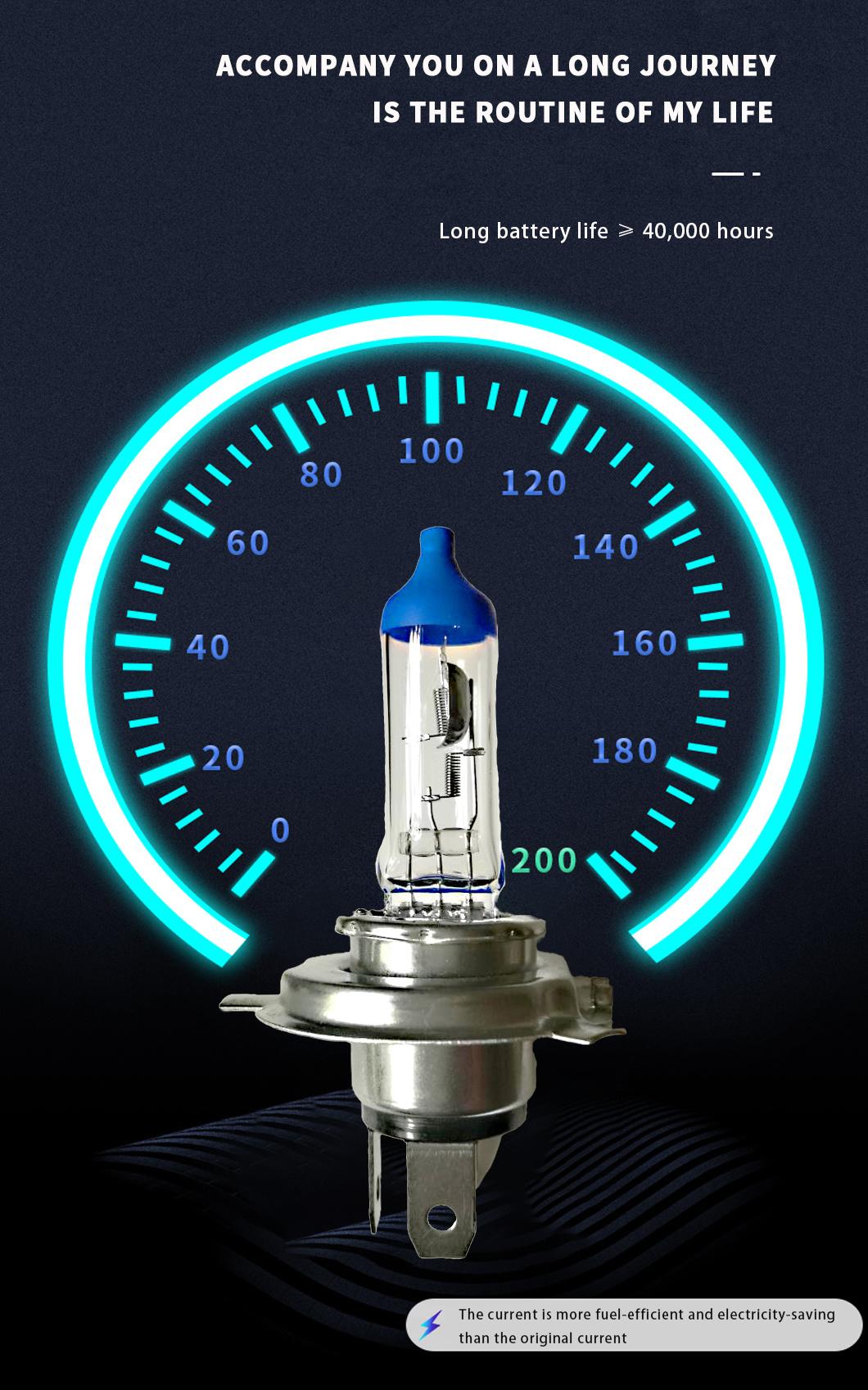 Longlife High Luminous Flux Durable H11 Halogen Lamp for Auto