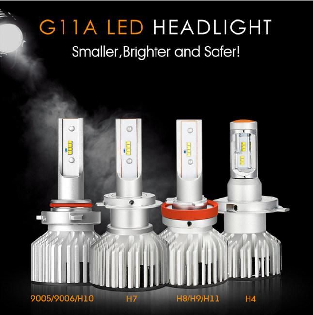 Factory Wholesale G11A 60W 6000K 6500 Kled Headlamp Bulbs H7 Car LED Headlight