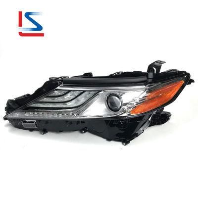 Auto Head Lamp LED for Camry 2018 USA Chrome W/Integrated LED DRL