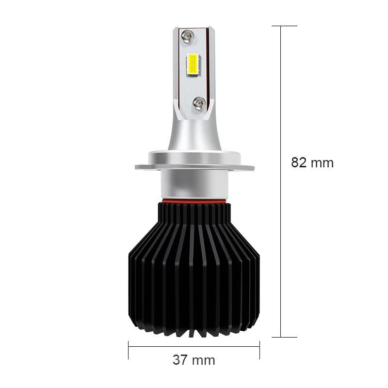 Conpex High Power Universal Auto Car Small LED Headlight Bulbs for H7 9005 9006 30W