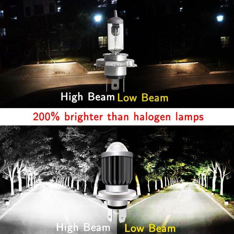 Hot Sales15W 1500lm 12V 80V Lp05 LED Motorcycle Headlight IP68 H4 Ba20d LED Headlight Bulb