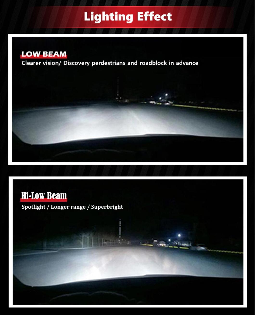 Work LED Light Car LED Headlight V9 1200lm 9005 9006 H4 Auto LED Headlight H7 Car Head Lamp