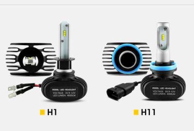 S1 H4 LED H7 H11 LED H1 Auto Car Headlight 50W 8000lm 6000K 9005 Hb3 9006 12V 24V Xenon