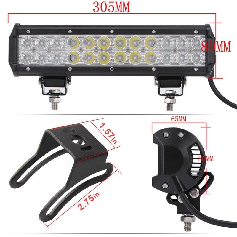 72W Waterproof LED Auto 4X4 Bar Light