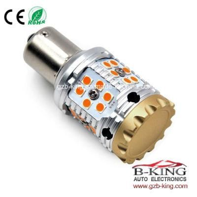 Canbus Error Free 1156/Ba15s/Bau15s/Bay15s Amber 1860lm LED Car Light LED Turn Signal Light