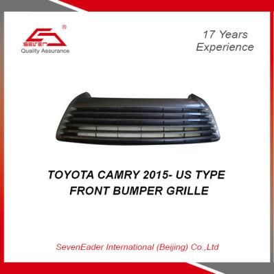 High Quality Auto Car Spare Parts Front Bumper Grille for Toyota Camry 2015- Us Type