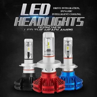 X3 LED Car Headlight H4 H11 H7 Car LED Light Bulb Auto Lamps