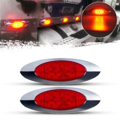 Aftermarket Replacement Side Marker Lights with Chrome Trim