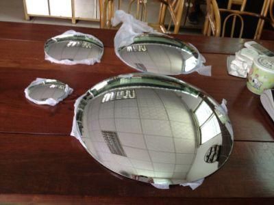 1.8mm Float Glass Round Convex Mirror and Concave Mirror