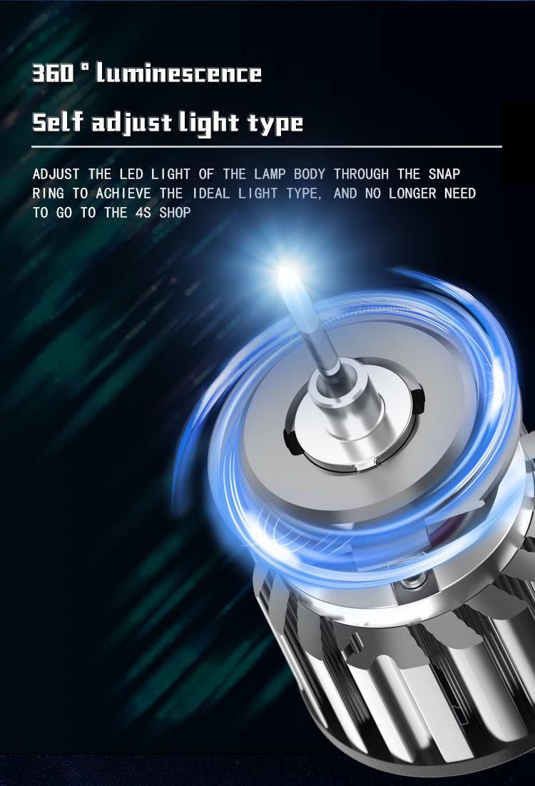 2021 Factory Price High Lumen Driving Light Y16 8000lm Car Headlight LED Headlight H4 H7