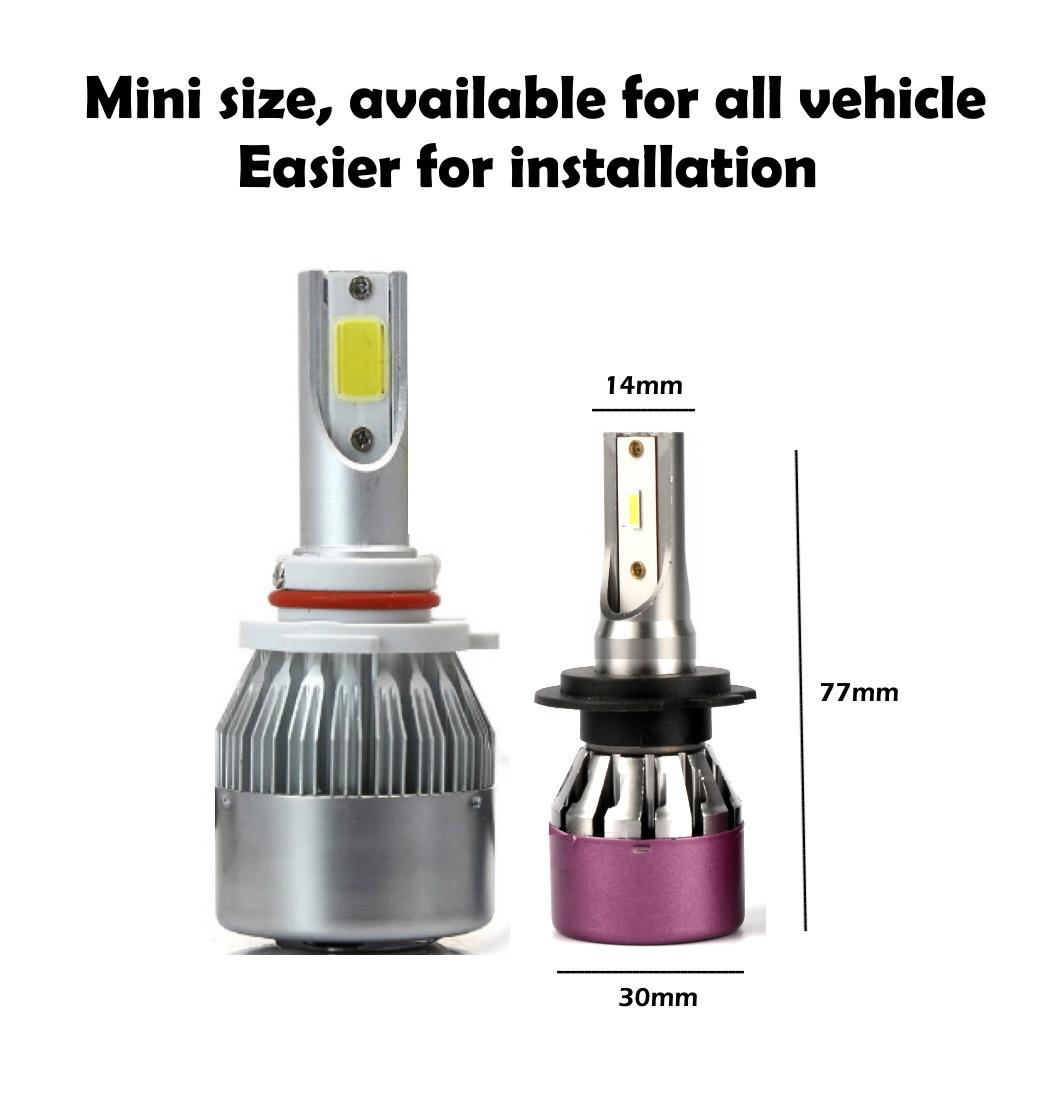 Top Selling Mini H3 H7 Auto Car Headlight H4 LED Headlight