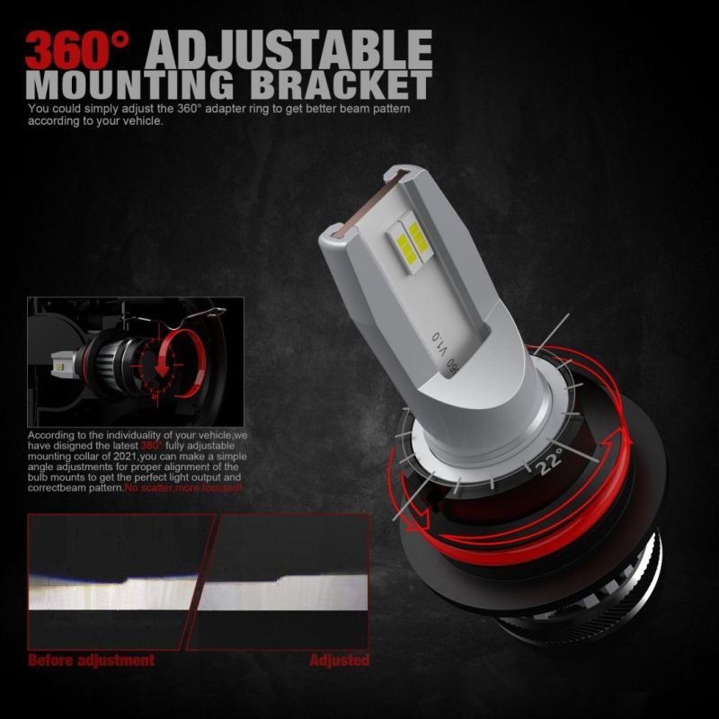 30W Plug and Play 4200lm Canbus H4 H/L DIY LED Headlights