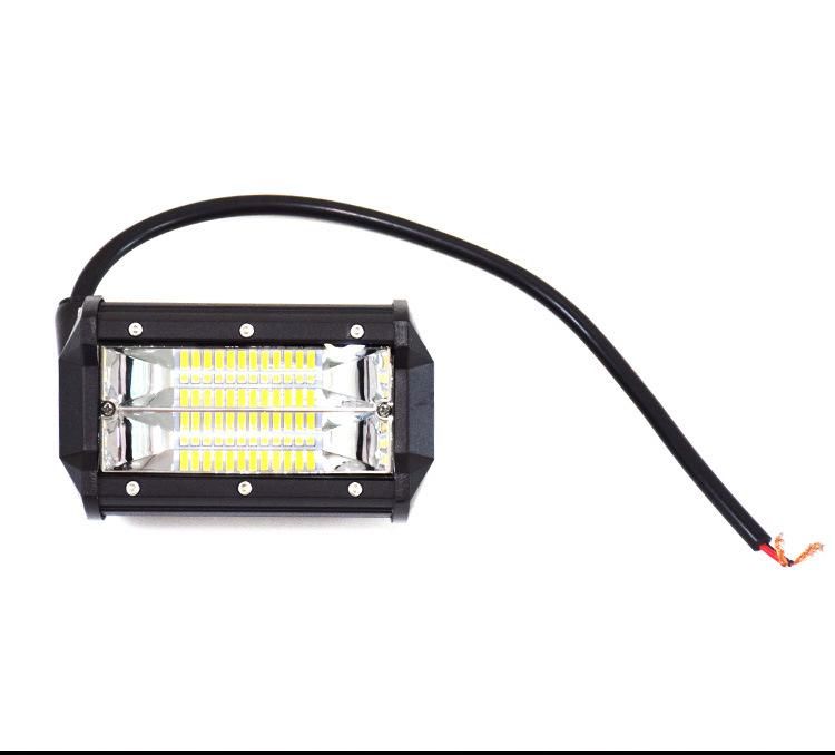 off Road Flood Lights IP67 White Yellow Waterproof Driving Fog Lights for Truck Car ATV SUV 5 Inch 72W LED Work Light Bar