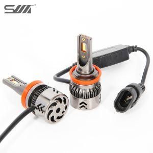 Long Service Life 1600lm LED Car Headlight with 200-300m LED Light Irradiate
