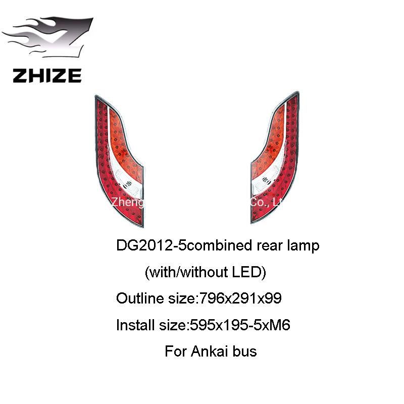 Dg2012-5 Combined Rear Lamp (with /without LED) for Ankai Bus of Donggang Lights