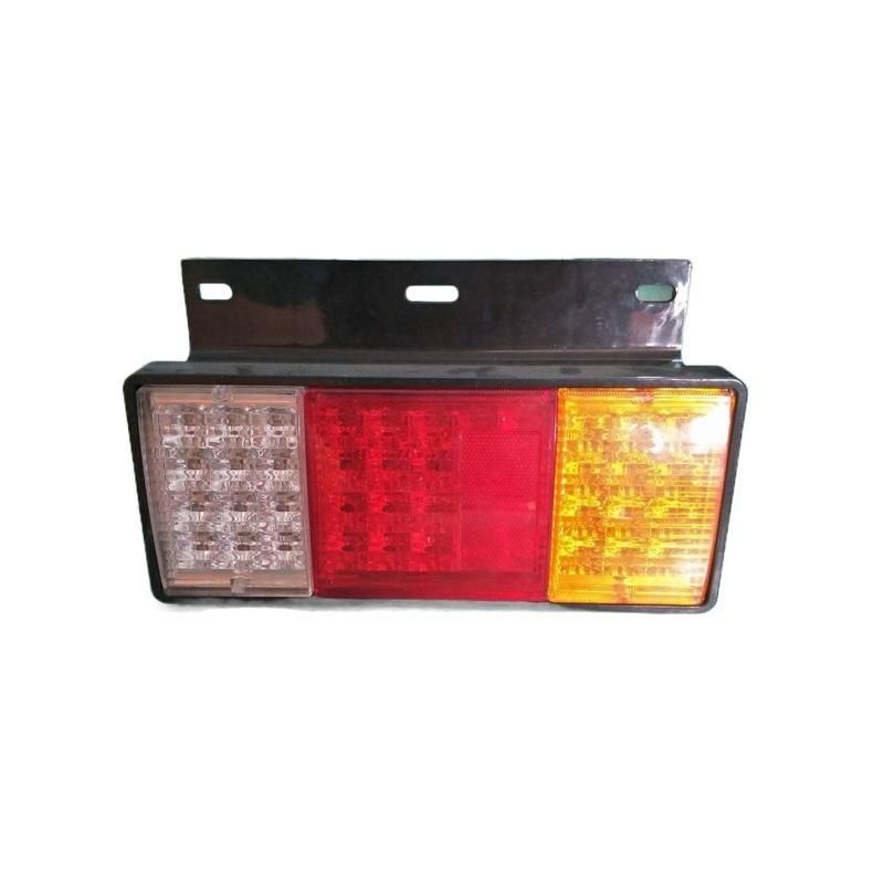 44LED Rectangle Combination Trailer Tail Lights with Bracket