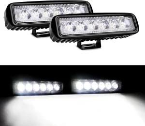 6.5&quot; LED Light Bar 18W Spot Driving Fog Lights off Road Boat Work Lights for Truck, SUV