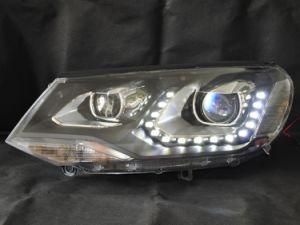 LED Lighting Automotive Headlight Biled Projector Lens Lamp for Volkswagen Touareg 2011