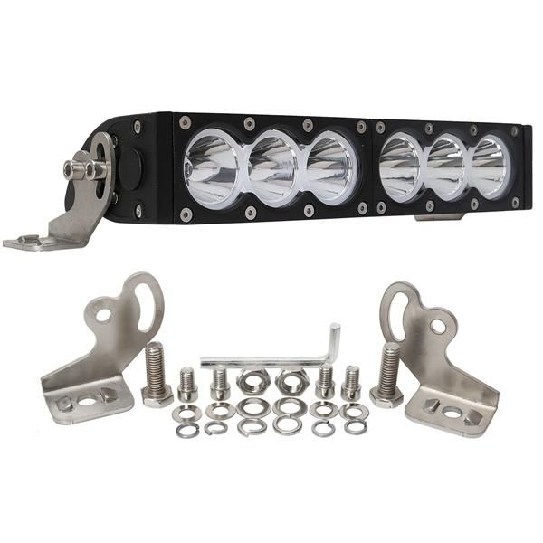 Wholesale LED Light Bar 60W 11.5inch LED Light Bar Car, White Single Row LED Light Bar for Trucks and Auto Parts