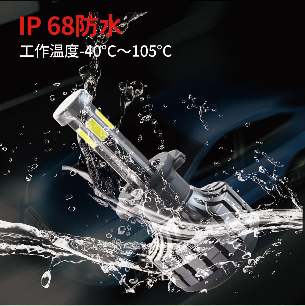 Car LED Lamp Head Six-Sided Illumination 36W H1 H7 H11 9005 9012 Headlights Super Bright White 6000lm 12V 24V Car Lighting Bulb