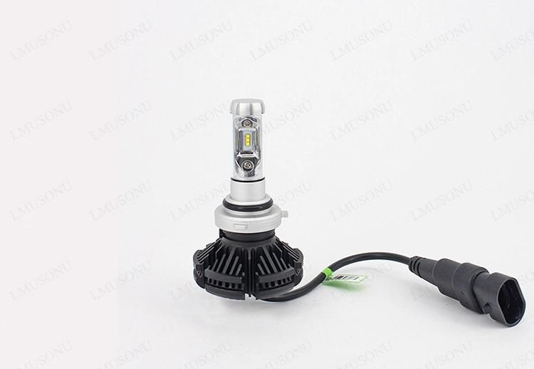 Lmusonu X3 9006 Auto Headlight 12V 24V 25W 6000lm LED Auto Light Spare Part