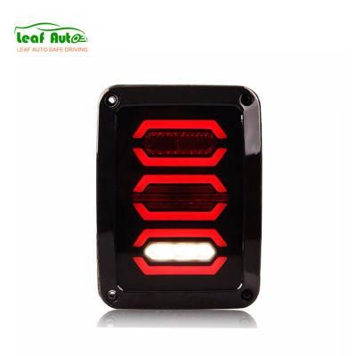 Smoked LED Tail Light for Jeep Wrangler Reverse Brake Taillights Turn Signal for Jeep Jk 2007 - 2017