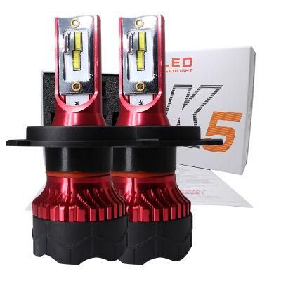 50W 6000lumen K5 LED Headlight 9005 9006 H1 H3 H7 H11 H4 H13 9004 9007