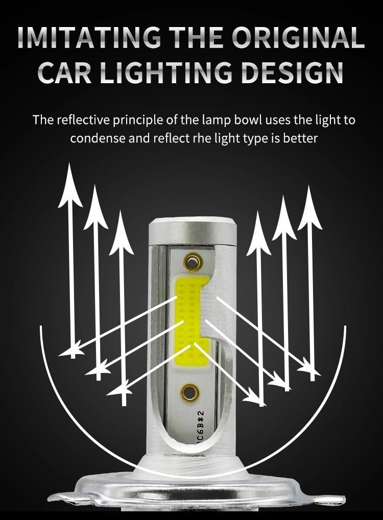 De Alta Potencia Super Brillante Bajo LED Bombillas De Faros H4 H7 LED Auto 881 H13 H1 H3 9005, 9006 De 880 H11 H7 H4 C6 LED Far