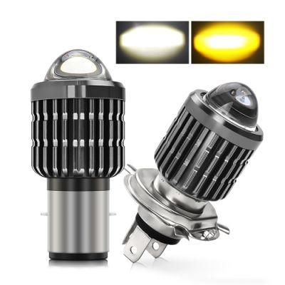 Auto Parts 4300K 6500K Mini Motor Bike 20W Fog Lamp Ba20d H4 H6 Motorcycle LED Lights