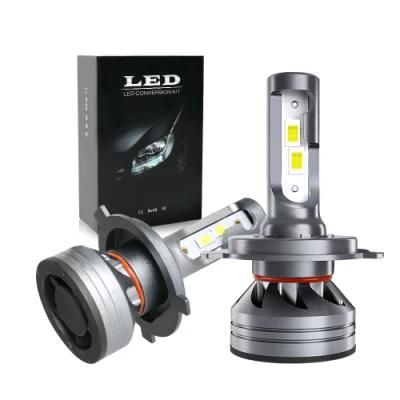 IP68 Canbus Erro H4 H7 F18 Car LED Headlight Bulbs Hb3 H1 9005 9006 24V Super Bright Turbo 16000lm 12V H7 LED Headlight H11