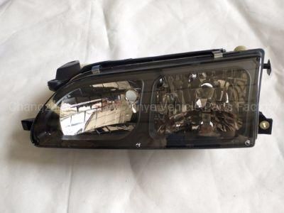 Auto Lamps -Head Lamp Black for Corolla Ae100 `93 USA